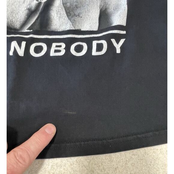 Tupac Men’s Size 2XL Black Trust Nobody Hip Hop Rapper Short Sleeve Music Tee - Picture 8 of 8